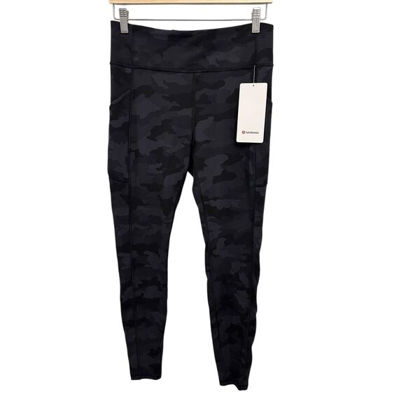 NEW Lululemon l High-Rise Tight 28 SIZE 10 Heritage 365 Camo Deep Coal Multi - Picture 6 of 8